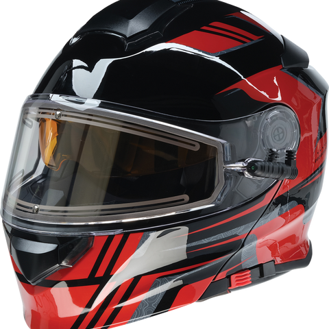 Z1R Solaris Snow Helmet - First Tracks - Black/Red - Large 0120-0828