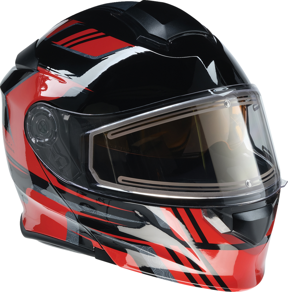 Z1R Solaris Snow Helmet - First Tracks - Black/Red - 2XL 0120-0830