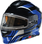 Z1R Solaris Snow Helmet - First Tracks - Black/Blue - Medium 0120-0833