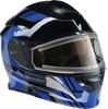 Z1R Solaris Snow Helmet - First Tracks - Black/Blue - Medium 0120-0833