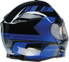 Z1R Solaris Snow Helmet - First Tracks - Black/Blue - Medium 0120-0833
