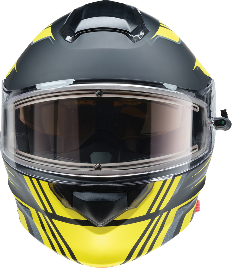 Z1R Solaris Snow Helmet - First Tracks - Black/Hi-Viz - Small 0120-0838