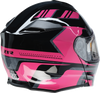 Z1R Solaris Snow Helmet - First Tracks - Black/Pink - Large 0120-0846