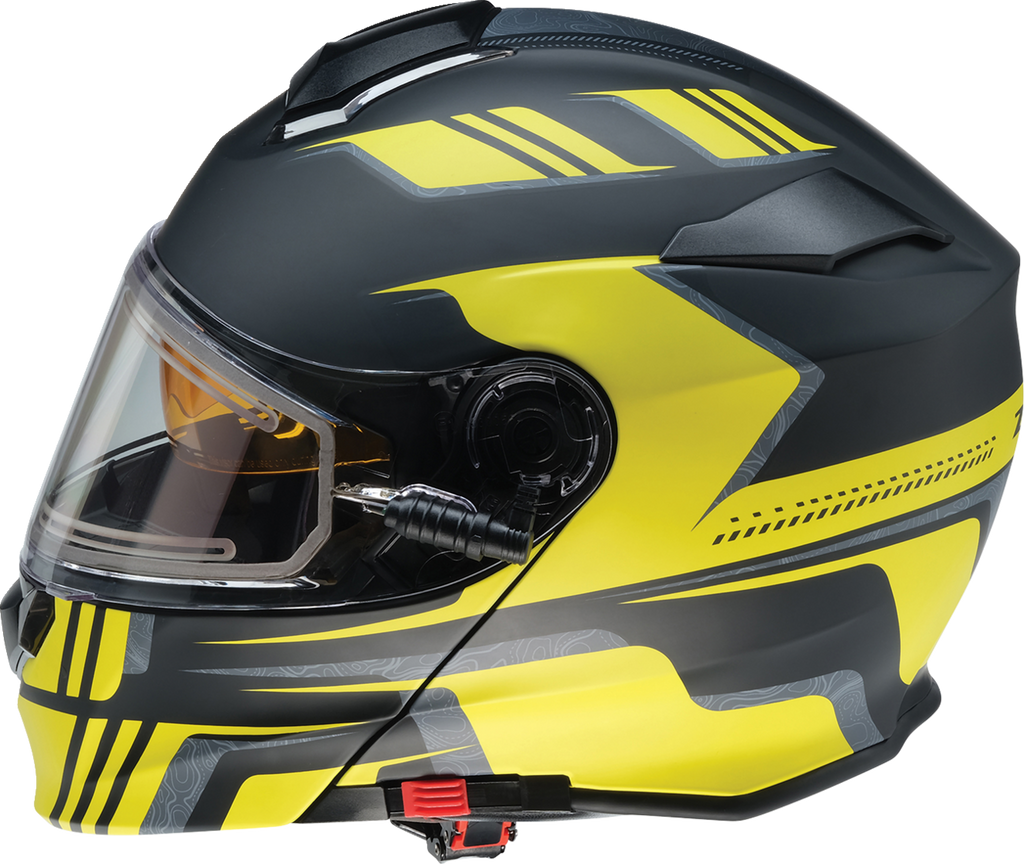 Z1R Solaris Snow Helmet - First Tracks - Black/Hi-Viz - 2XL 0120-0842