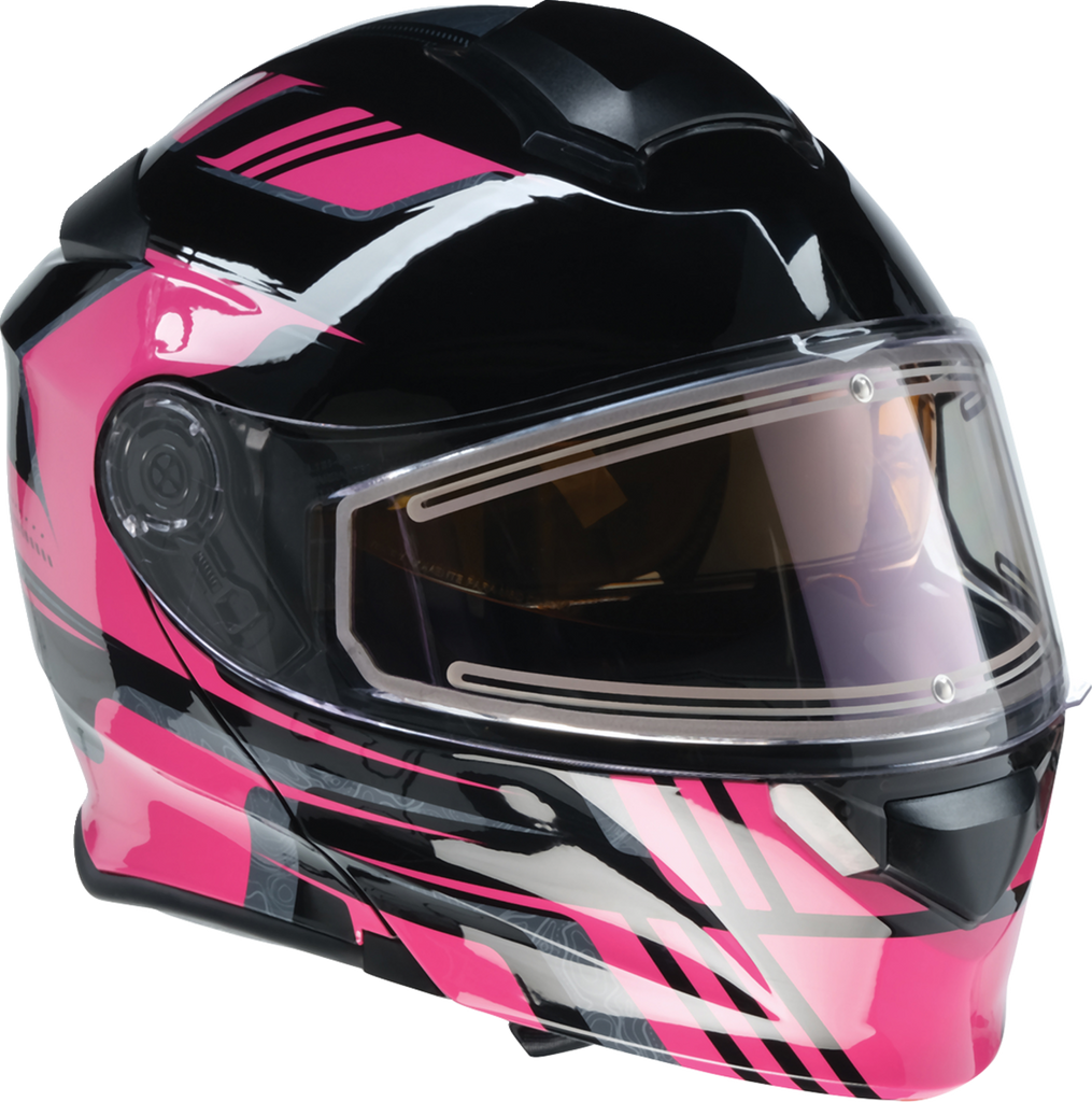 Z1R Solaris Snow Helmet - First Tracks - Black/Pink - XL 0120-0847
