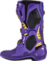 ALPINESTARS Limited Edition Salt Lake Tech 10 Boots - Purple/Gold/Black - US 11 2010020-373-11