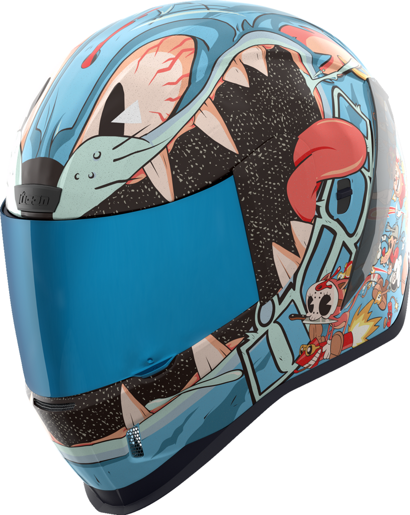 ICON Airform* Helmet - 9 Lives - Blue - Large 0101-17386