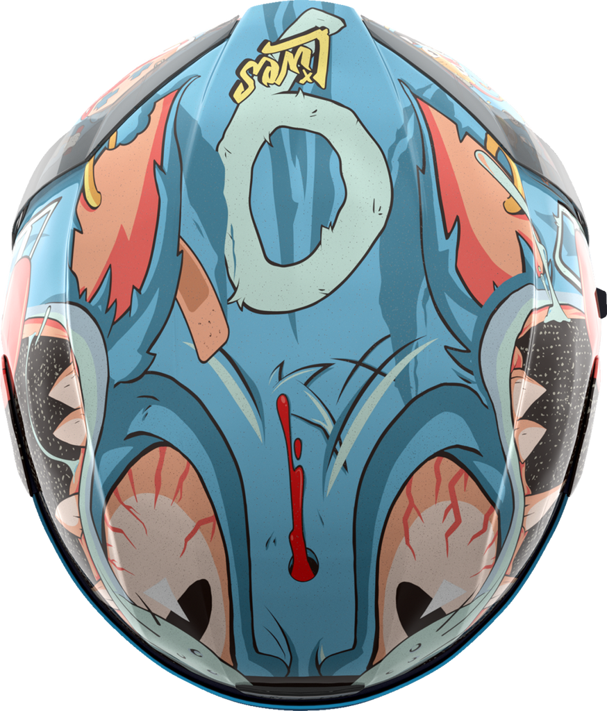 ICON Airform* Helmet - 9 Lives - Blue - Large 0101-17386