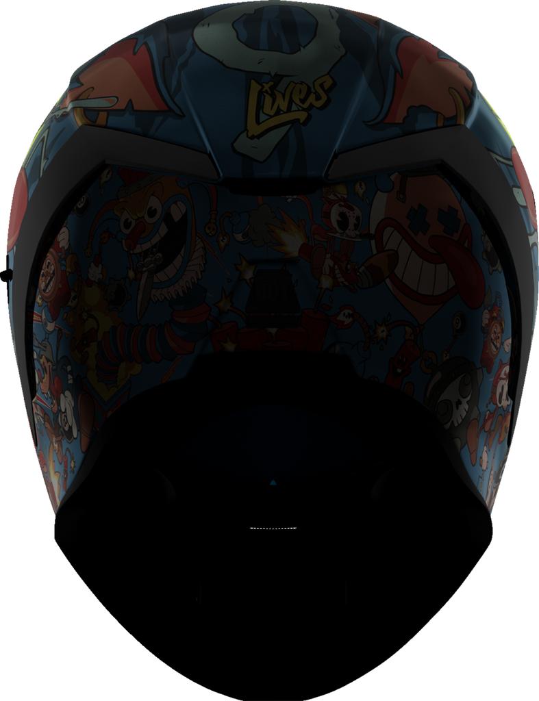 ICON Airform* Helmet - 9 Lives - Blue - Large 0101-17386