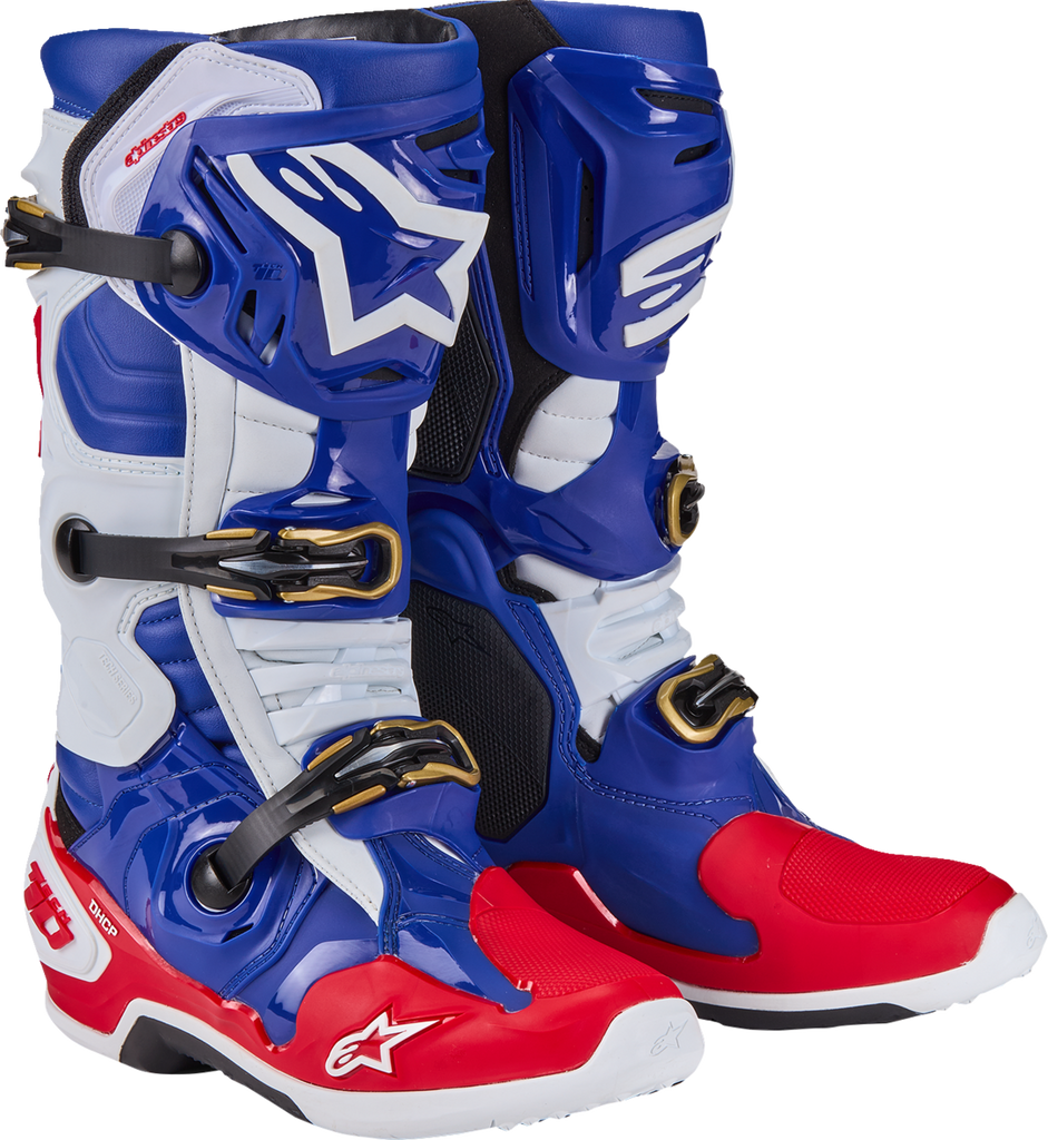 ALPINESTARS Union Tech 10 Boots - Red/White/Blue - US 11 2010020-3372-11