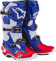 ALPINESTARS Union Tech 10 Boots - Red/White/Blue - US 10 2010020-3372-10