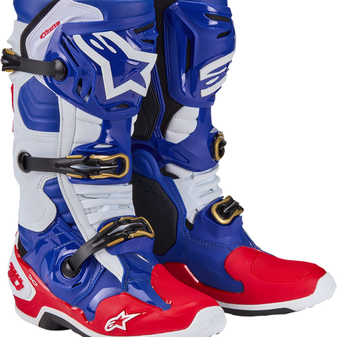 ALPINESTARS Union Tech 10 Boots - Red/White/Blue - US 10 2010020-3372-10