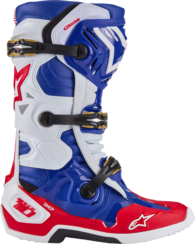 ALPINESTARS Union Tech 10 Boots - Red/White/Blue - US 11 2010020-3372-11
