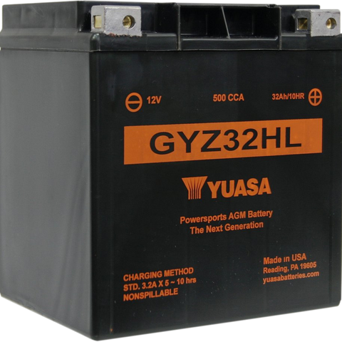 YUASA AGM Battery - GYZ32HL YUAM732GHL