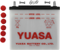 YUASA Battery - Y12N24-3 YUAM2224D
