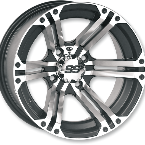 ITP Wheel - SS212 Alloy - Front - Machined Black - 14x6 - 4/137 - 4+2 1428377404B