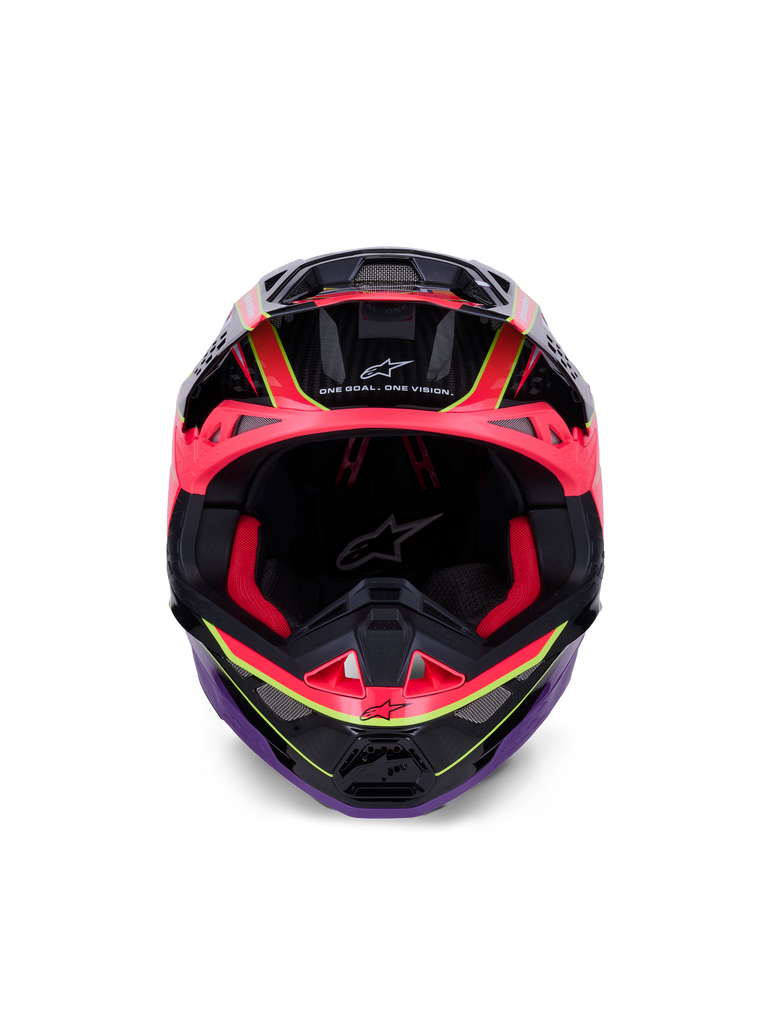 Supertech S M10 Era Helmet Pnk/Violet/Ylw Fluo Glossy Xl