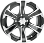 ITP SS312 Alloy Wheel - Rear - Black Machined - 14x8 - 4/110 - 3+5 1428446536B