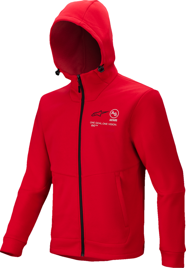 ALPINESTARS Racer MX Fleece Hoodie - Bright Red - Medium 3800125-3010-M