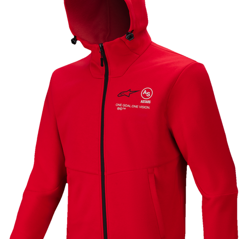 ALPINESTARS Racer MX Fleece Hoodie - Bright Red - Large 3800125-3010-L