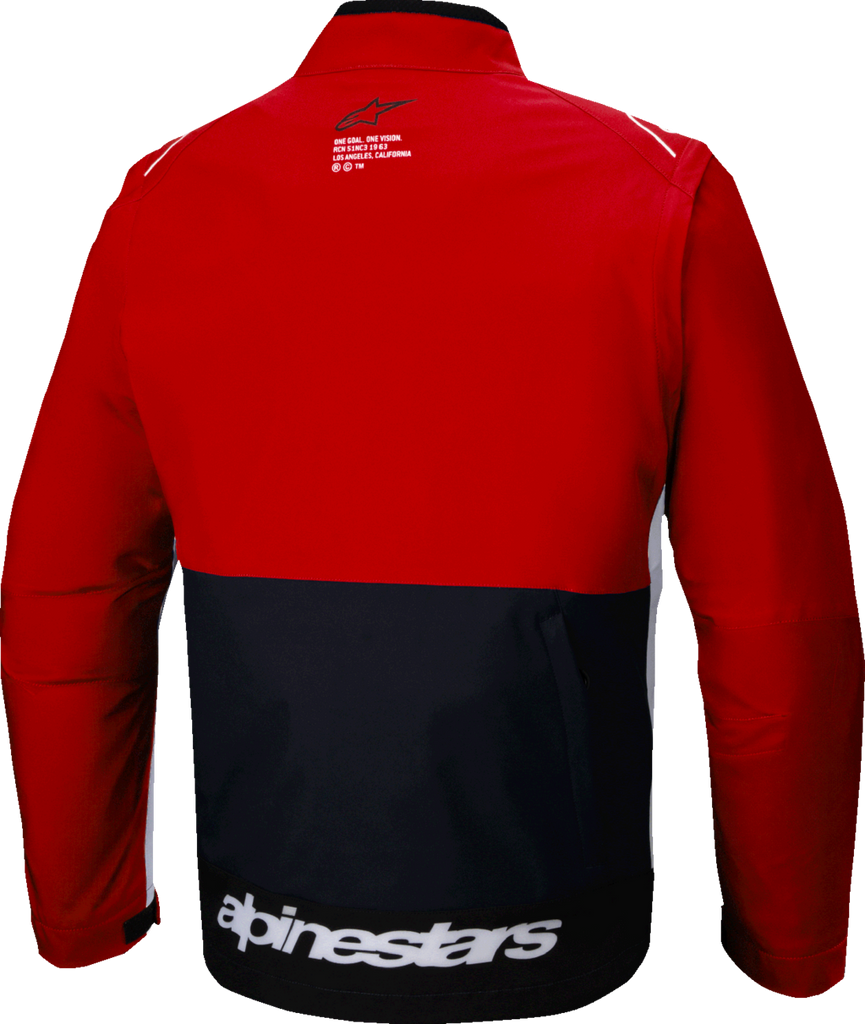 ALPINESTARS Lite-Dura Softshell Jacket - Black/Red/White - 3XL 3700225-1342-3X