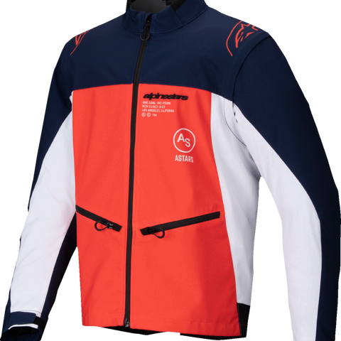 ALPINESTARS Lite-Dura Softshell Jacket - Navy/Orange/White - Medium 3700225-7162-M