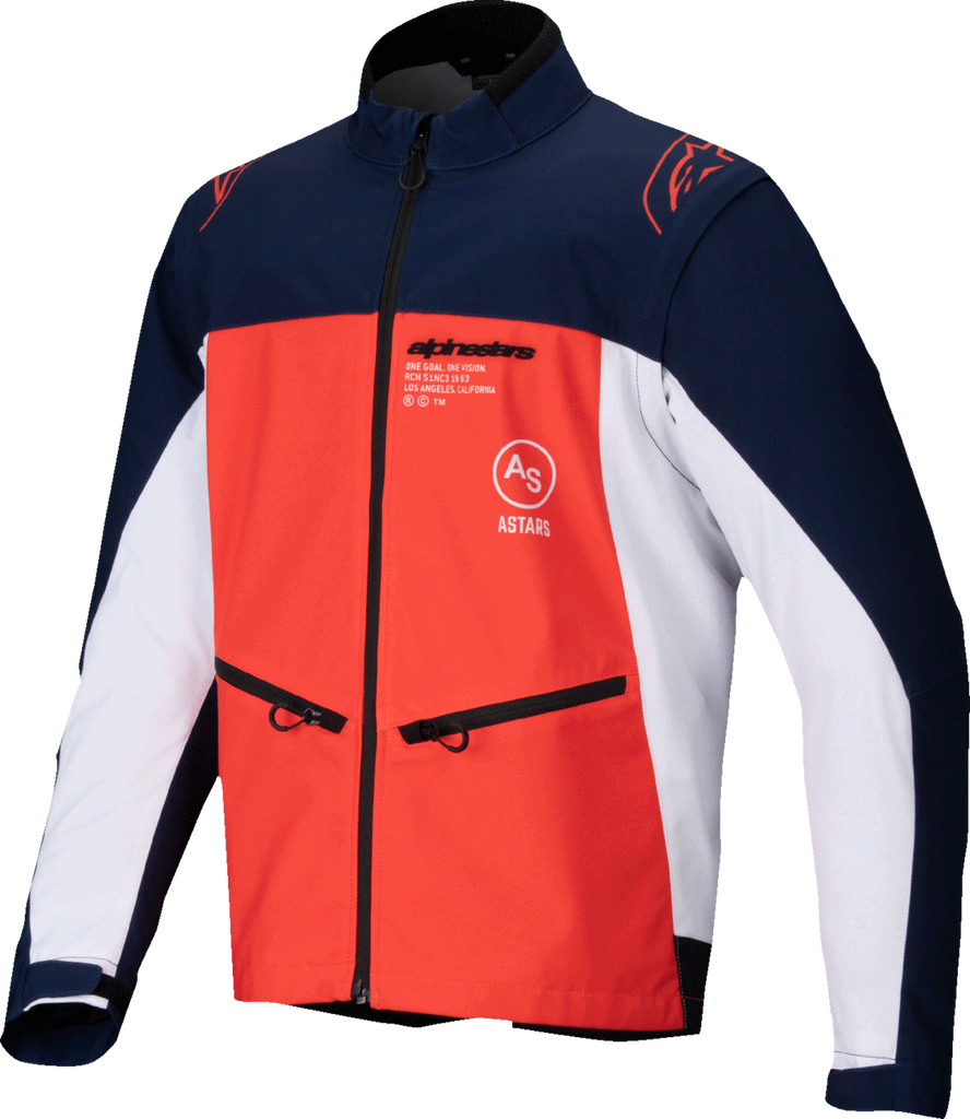 ALPINESTARS Lite-Dura Softshell Jacket - Navy/Orange/White - 2XL 3700225-7162-2X