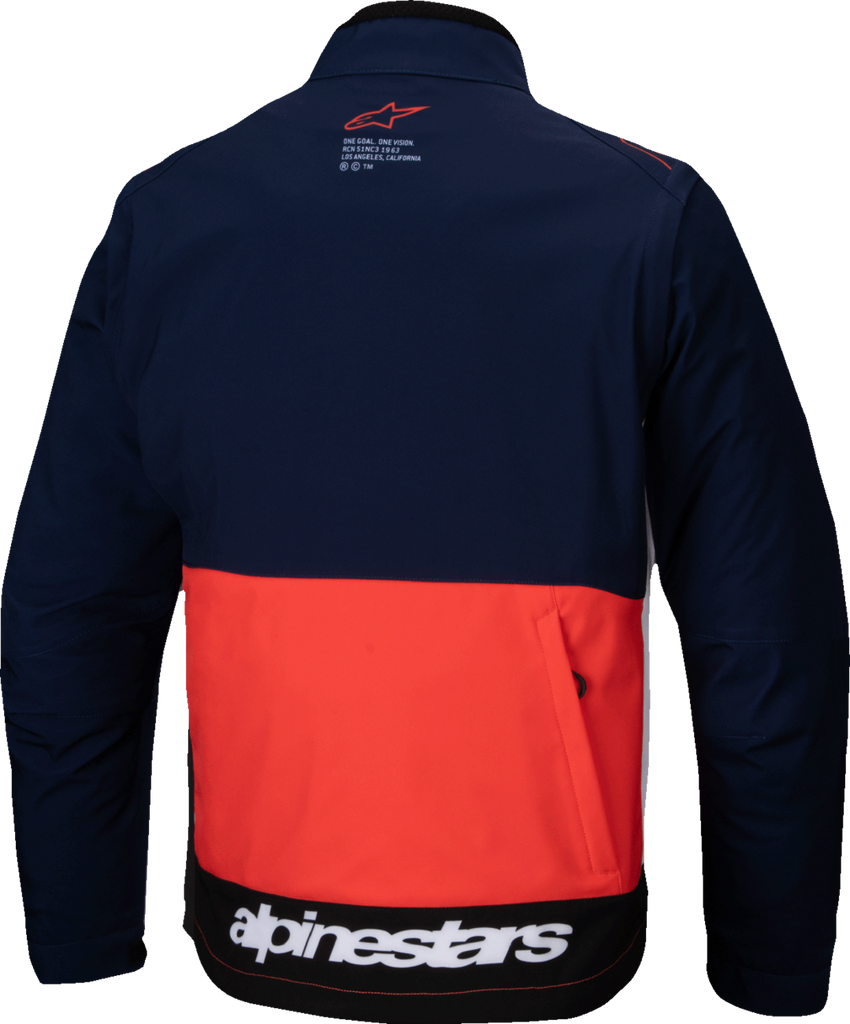 ALPINESTARS Lite-Dura Softshell Jacket - Navy/Orange/White - Large 3700225-7162-L
