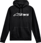 ALPINESTARS Blaze V3 Pullover Hoodie - Black/White - Medium 1244-52030-1020-M