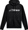 ALPINESTARS Blaze V3 Pullover Hoodie - Black/White - Large 1244-52030-1020-L