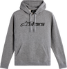 ALPINESTARS Blaze V3 Pullover Hoodie - Heather Gray/Black - Medium 1244-52030-1126-M
