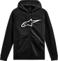 ALPINESTARS Ageless V3 Zip Hoodie - Black/White - Medium 1244-51490-1020-M