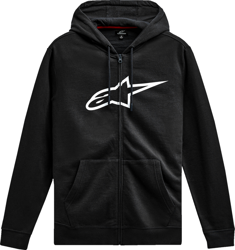 ALPINESTARS Ageless V3 Zip Hoodie - Black/White - 2XL 1244-51490-1020-2X