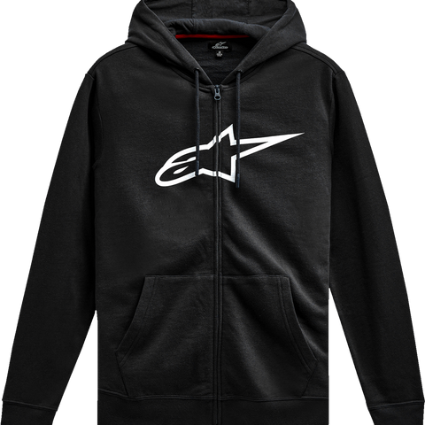 ALPINESTARS Ageless V3 Zip Hoodie - Black/White - 2XL 1244-51490-1020-2X