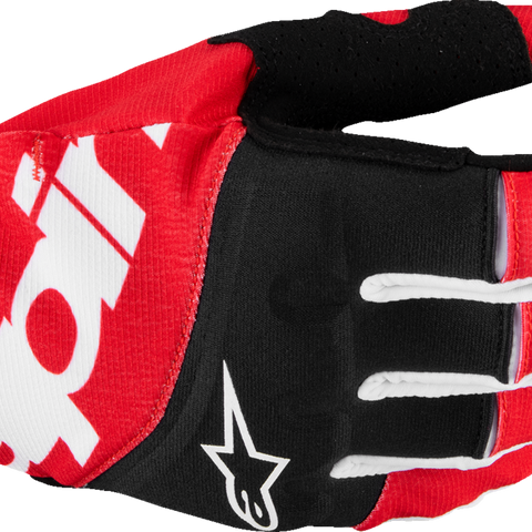 ALPINESTARS Techstar MX Gloves - Black/Bright Red - Medium 3560125-1303-M