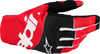 ALPINESTARS Techstar MX Gloves - Black/Bright Red - Small 3560125-1303-S