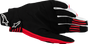 ALPINESTARS Techstar MX Gloves - Black/Bright Red - Medium 3560125-1303-M