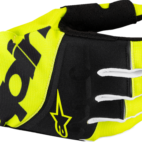 ALPINESTARS Techstar MX Gloves - Black/Fluo Yellow - Medium 3560125-155-M