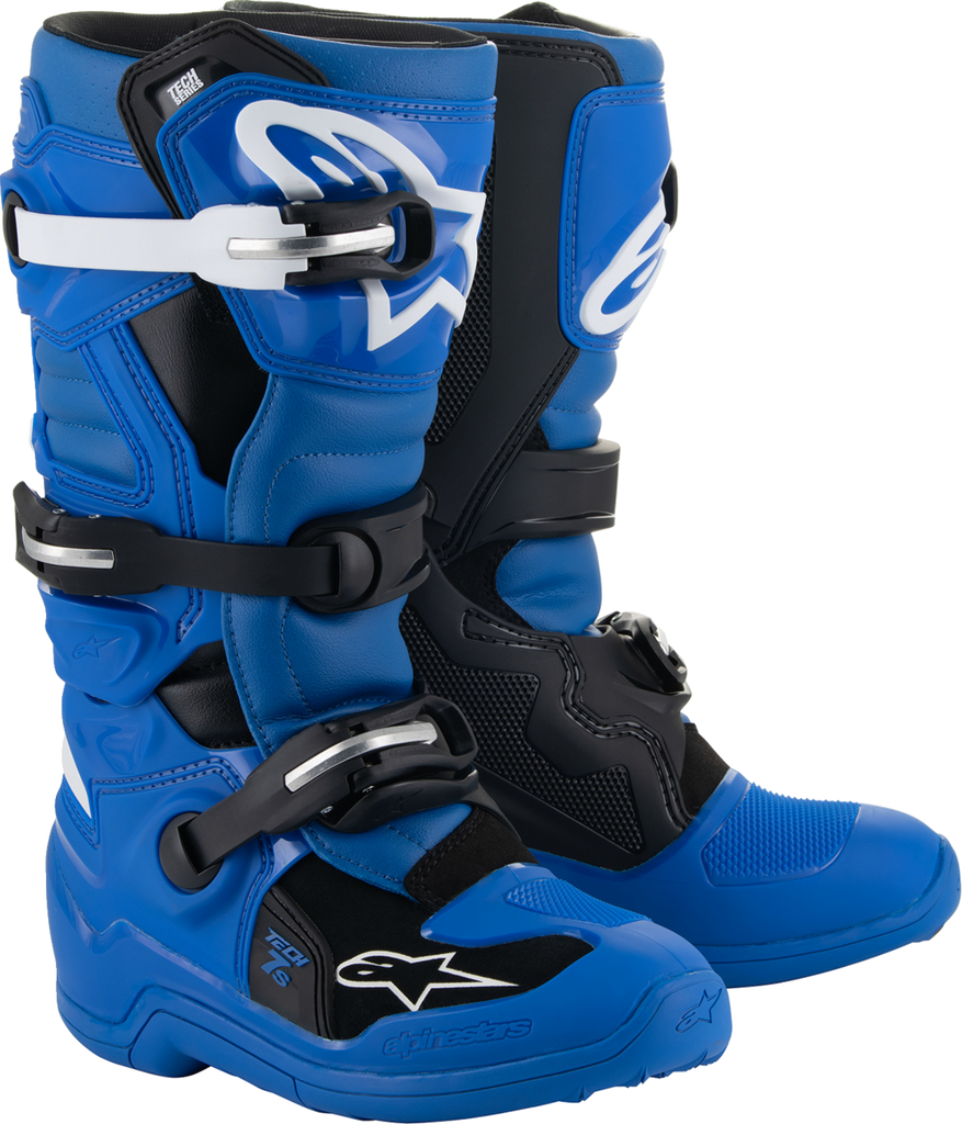 ALPINESTARS Youth Tech 7S Boots - Blue/Black/White - US 8 2015017-712-8