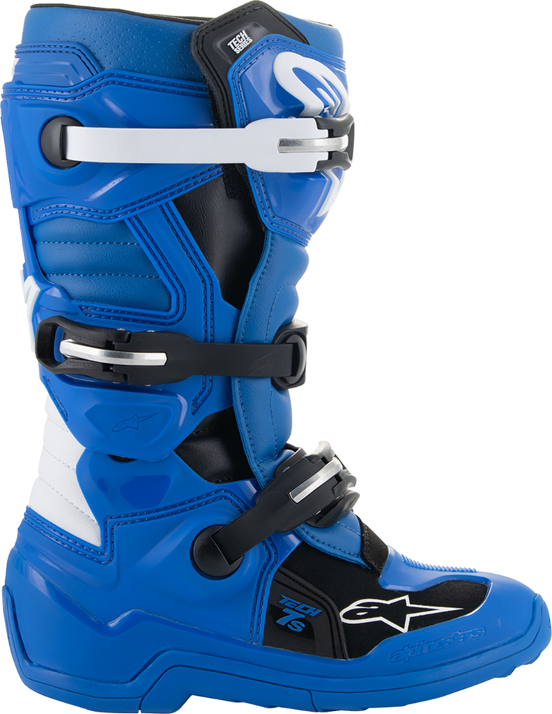 ALPINESTARS Youth Tech 7S Boots - Blue/Black/White - US 8 2015017-712-8
