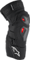 ALPINESTARS Bionic Pro Plasma Knee Protectors - Black/Red/White - L/XL 6503125-132-LXL