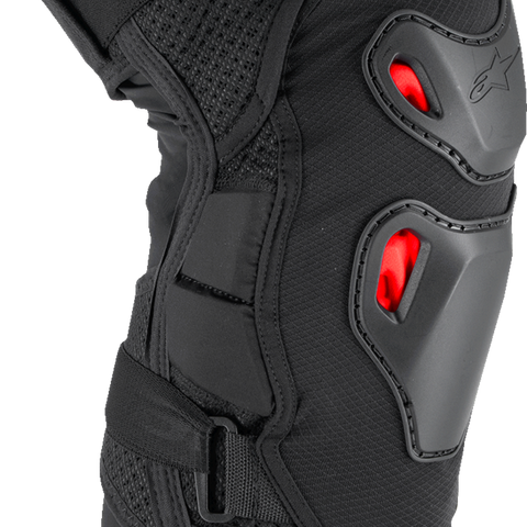 ALPINESTARS Bionic Pro Plasma Knee Protectors - Black/Red/White - L/XL 6503125-132-LXL