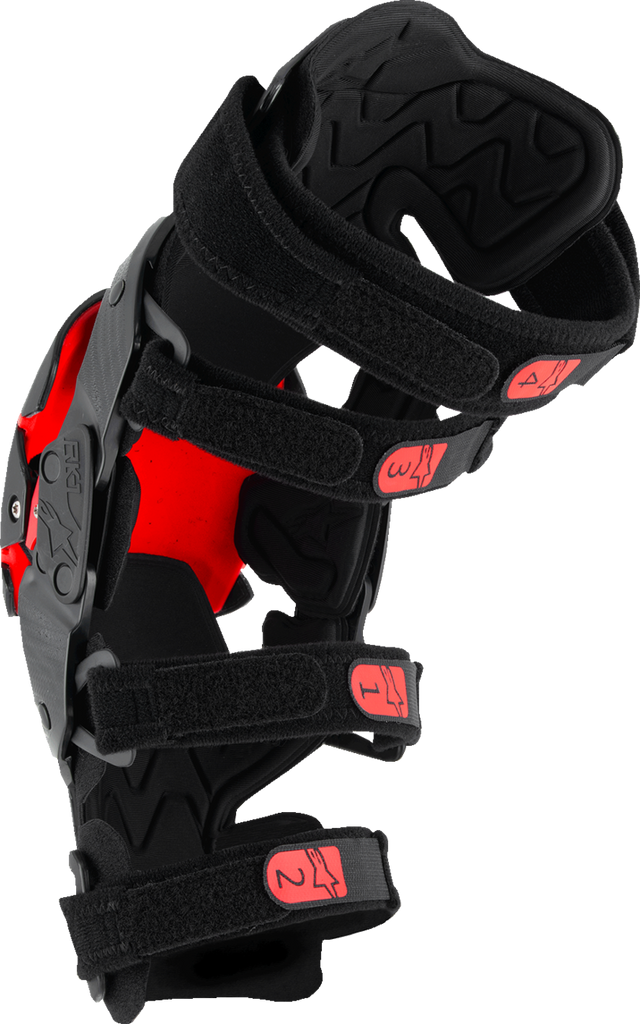 ALPINESTARS RK-1 Plasma Knee Braces - Black/Red - L/XL 6501725-13-LXL