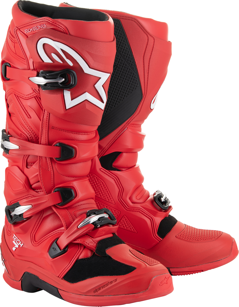ALPINESTARS Tech 7 Boots - Bright Red - US 14 2012025-3010-14