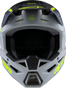 ALPINESTARS Youth SM3 Helmet - Radium - Matte Gray/Black/Yellow Fluo - Medium 8301825-9510-YM