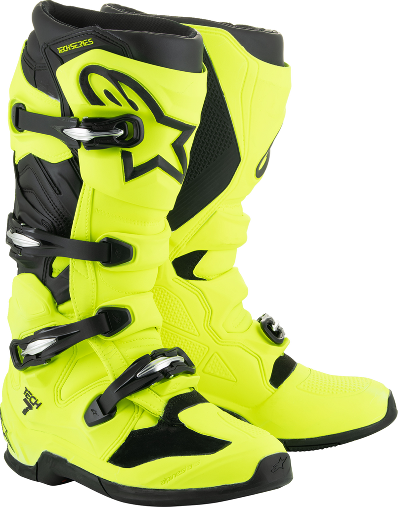 ALPINESTARS Tech 7 Boots - Fluorescent Yellow/Black - US 9 2012025-551-9