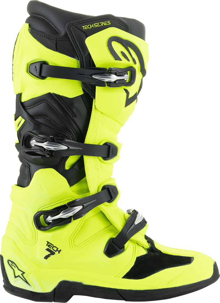 ALPINESTARS Tech 7 Boots - Fluorescent Yellow/Black - US 9 2012025-551-9