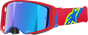 ALPINESTARS GOGGLES Supertech Goggle - Corp - Red/Blue - ABS Vision - Blue Mirror Lens 5100325-3055