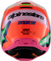 ALPINESTARS Youth SM3 Helmet - Deegan - Gloss Orange Fluo/Purple/Pink Fluo - Small 8301425-433-YS