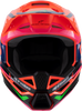 ALPINESTARS Youth SM3 Helmet - Deegan - Gloss Orange Fluo/Purple/Pink Fluo - Small 8301425-433-YS